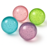 Glitter Star Bounce Ball Favors, 8-Pack, Multi-Color